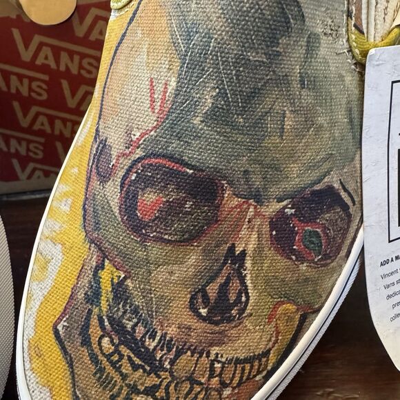 Vans x Vincent Van Gogh Skull Classic Slip-On Shoes main image 8